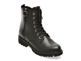 Ghete REMONTE negre, D8671, din piele naturala