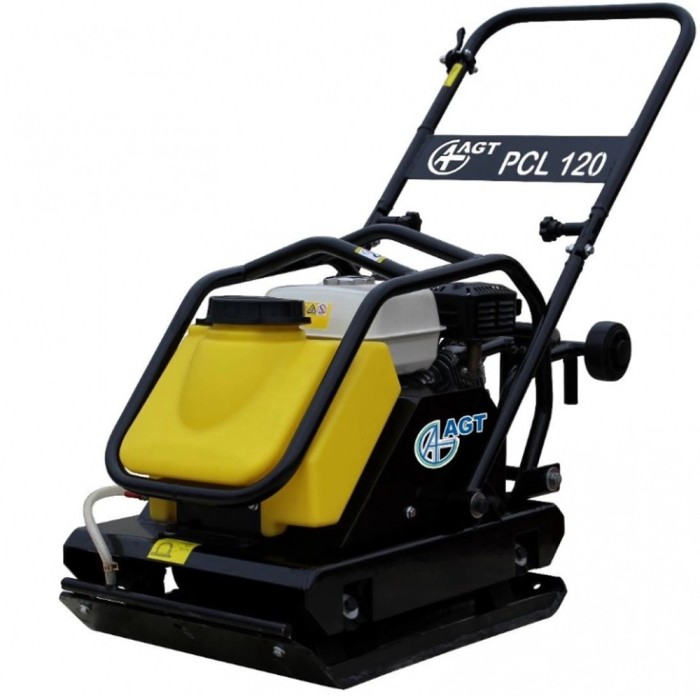 Placa compactoare AGT PCL120, GX160 cu roti, rezervor apa, pad