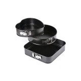 Set 3 forme copt, inima cerc si patrat, inox