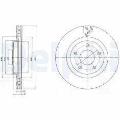 DELPHI BG4246 Disc frana foto