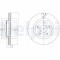 DELPHI BG4246 Disc frana