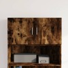 VidaXL Dulap de perete, stejar fumuriu, 80x42,5x40 cm, lemn compozit 846128