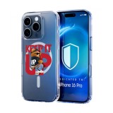 Husa pentru iphone 16 pro, atasare magnetica, magsafe, keep it up, clear