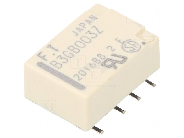 Releu electromagnetic DPDT 3VDC 2A SMT