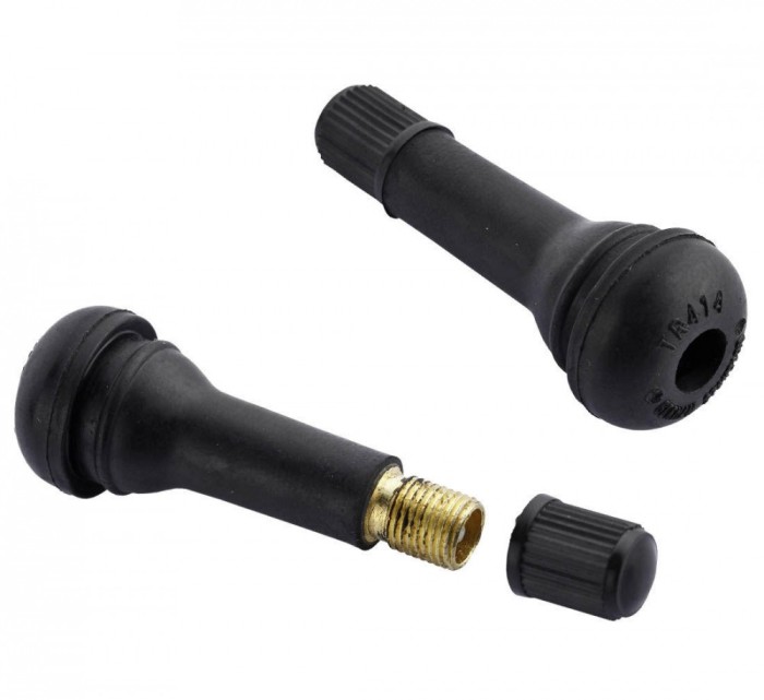Valva snap-in tubeless standard (anvelope fara camera), TR414, 1 bucata Kft Auto Valva snap-in tubeless standard (anvelope fara camera), TR414, 1 bucata Kft Auto