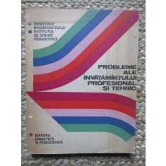 PROBLEME ALE INVATAMANTULUI PROFESIONAL SI TEHNIC