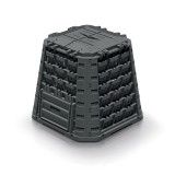 Cumpara ieftin Compostor de gradina, 450 L, negru, Evogreen, Vario