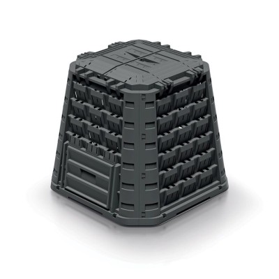 Compostor de gradina, 450 L, negru, Evogreen, Vario foto