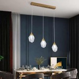 Greelustr Candelabru C3-SHDD-JS, Candelabru auriu din metal+cristal, pentru living, dormitor, bucatarie
