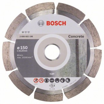 Disc diamantat Standard for Concrete 150x22,23x2x10mm - 3165140441261 foto