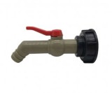 Reductie Bazin IBC 1000L S60X6 cu Robinet 1 Tol Topautochei&reg; - Adaptor Butoi IBC
