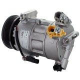 Compresor aer conditionat Ford Focus III, 2011-2018, C-Max/C-Max Grand, 2011-, Tourneo Connect, 2013-, motorizare 1.0 Ecoboost, benzina, rola curea 1
