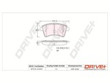 Dr!ve+ DP1010.10.0470 set placute frana,frana disc