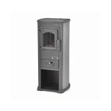Soba pe lemne HECHT VERVIS, putere 5-7 kW, diametru evacuare 120 mm, pentru lemne si bricheti