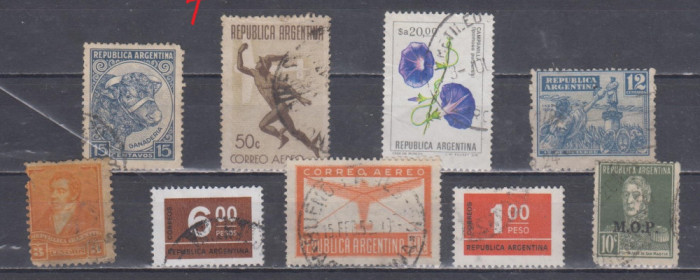 M2 - R1 28 - TIMBRE FOARTE VECHI - ARGENTINA