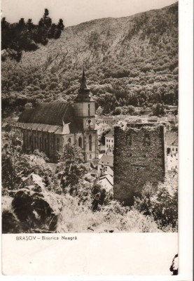 CPI B 10995 CARTE POSTALA - BRASOV. BISERICA NEAGRA, RPR foto