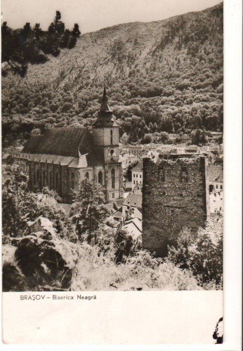 CPI B 10995 CARTE POSTALA - BRASOV. BISERICA NEAGRA, RPR