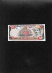 Nicaragua 5000 cordobas 1985 seria00293938 unc