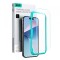 Folie de protectie Ecran ESR pentru Apple iPhone 16, Sticla Securizata, Full Glue