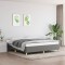 vidaXL Cadru de pat box spring, gri &icirc;nchis, 180x200 cm, textil