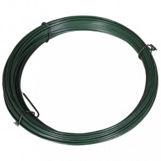 vidaXL Fir de tensionare pentru gard, 25 m, 1,4/2 mm, o?el, verde foto