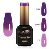 Cumpara ieftin Oja Semipermanenta Termica 3 Culori LUXORISE ThermoCool - Moody Princess 10ml