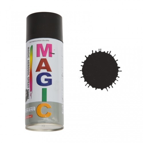 Spray vopsea negru mat 400 ml 9474 Spray vopsea negru mat 400 ml 9474