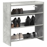 Gossi pantofar, gri beton, 60x25x62 cm, lemn prelucrat