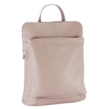 Rucsac roz din piele naturala 2 in1 negru 1441 123