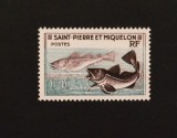 Timbru Saint-Pierre și Miquelon 1957 Cod de Atlantic Pescuit 0.40f Neștampilat MNH - A992