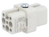 Conector HDC Amphenol Insert Mamă 8 pini C14610B0070002, 400V, Dimensiune A3
