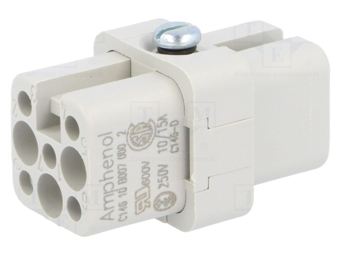 Conector HDC Inserturi Contact Mamă 8 pini