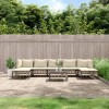 VidaXL Set mobilier de grădină cu perne, 8 piese, antracit, poliratan 3186784