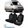 Huse Scaun Mercedes Sprinter 2006-2019, 3 Locuri, Confort Line Premium, Fixare Rapida, Material Rezistent, Certificate TUV