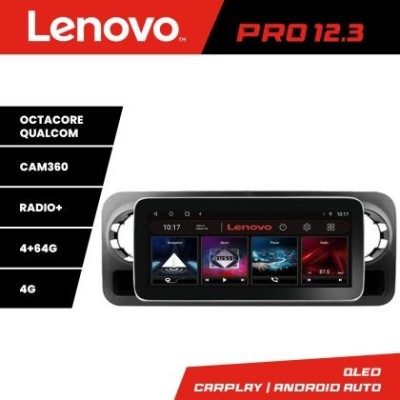 Navigatie Mercedes Sprinter 2018- Lenovo PRO 4+64 12.3 inch qled android 4G DSP gps internet Kit-sprinter CarStore Technology foto