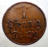 F.201 DANZIG 1 PFENNIG 1926, Europa, Bronz