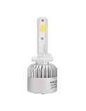 Set 2 leduri H27 COB Canbus, 6000K, putere 72W, luminozitate 8000 Lm, 12V - 24V