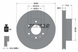 TEXTAR 92155900 Disc frana