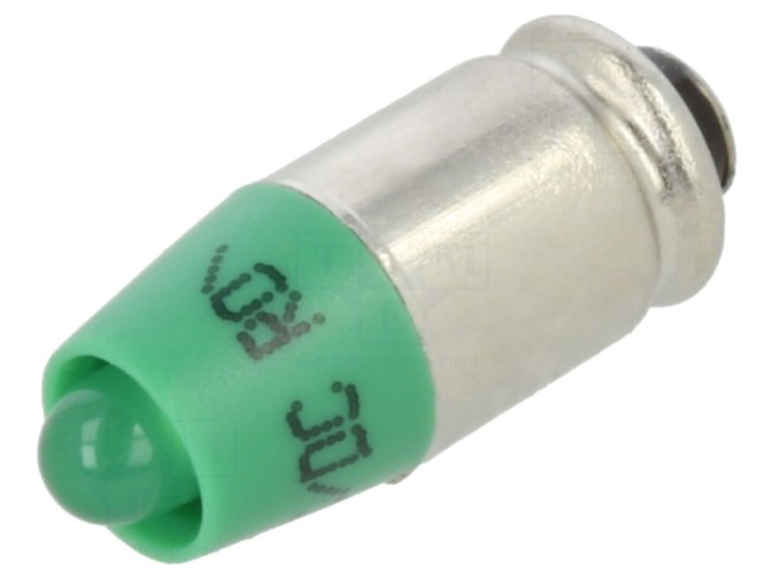 Lampă de control LED verde 24V