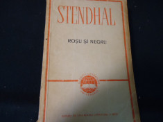 ROSU SI NEGRU-STENDHAL-TRAD. GELLU NAUM-560 PG- foto