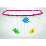 Cos biciclete copii HL-BS03-4 pentru roti 20&quot;, material plastic, culoare alb Cod:A646