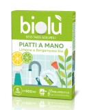 Tablete pentru spalat vase manual cu lamaie si bergamota ecologice 6 bucati 14.25g Biolu