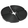 Suport pentru umbrela cu articulatie tip banana, set 4 elemente, HDPE, negru, 100x8 cm GartenVIP DiyLine, ART