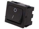 Comutator balansoar DPST ON-OFF 10A negru