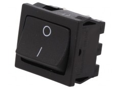 Comutator balansoar DPST ON-OFF 10A negru