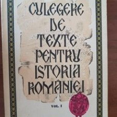 Culegere de texte pentru istoria Romaniei vol.1- Stefan Pascu, Liviu Maior