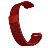 Curea tip Milanese Loop compatibila cu Huawei Watch GT 2 46mm, Telescoape QR, Metalic Red, Very Dream