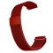 Curea tip Milanese Loop compatibila cu Huawei Watch GT 2 46mm, Telescoape QR, Metalic Red