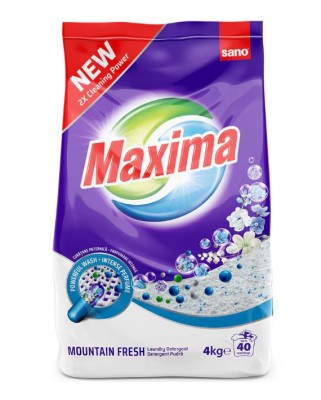 SANO Maxima Detergent Pudra Cu Parfum de Munte 4 Kg foto