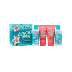 Mini set The Full Works, Spuma de baie 100 ml, Crema de dus 100 ml, Scrub pentru corp 50ml, Unt de corp 50ml foto